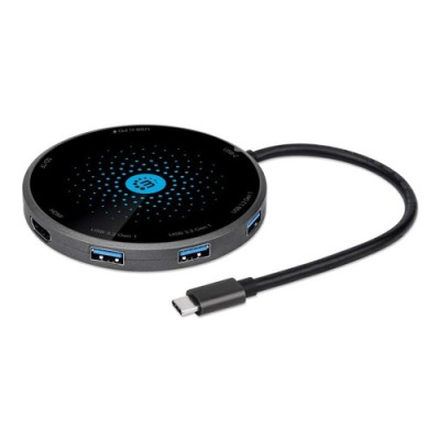 Carregador Manht Wireless (8 In 1) USB-C (f) 3X USB-A, | ByteNova