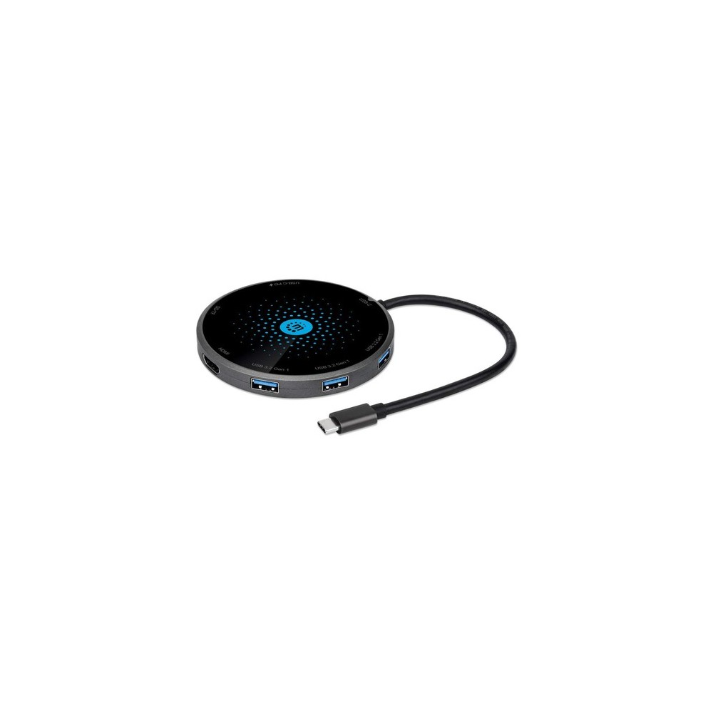 Carregador Manht Wireless (8 In 1) USB-C (f) 3X USB-A, | ByteNova