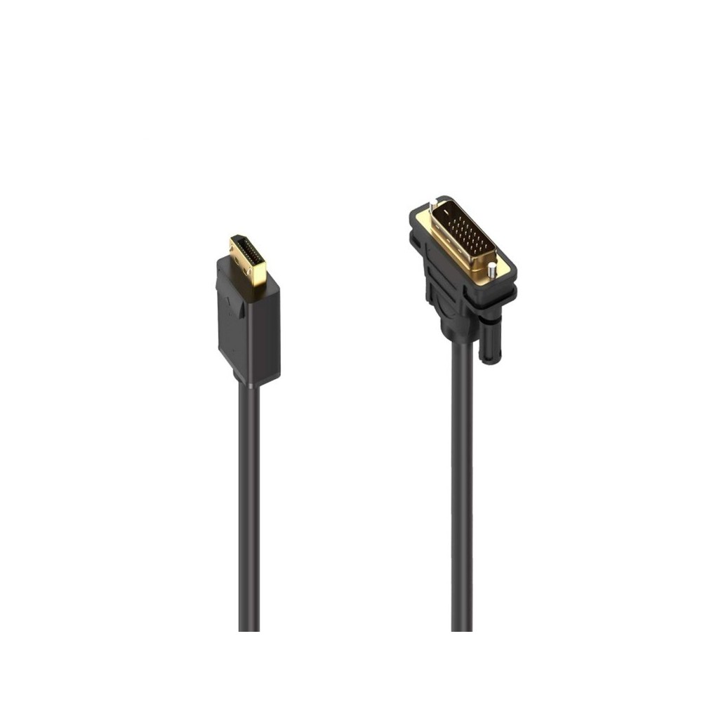 Cabo Displayport 1M (m) para DVI-D (24+1) Gold-Plated | ByteNova