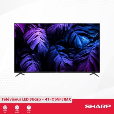TV Sharp LED 55’/140cm 4K Ultrahd Android | ByteNova