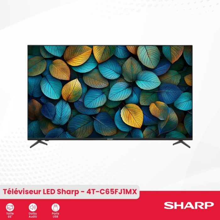 TV Sharp LED 65’/165cm 4K Ultrahd Android | ByteNova