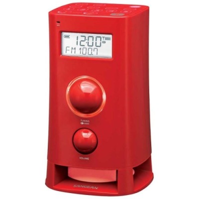 Rádio Despertador Digital Vermelho FM/AM Tela LCD 2.5′ | ByteNova