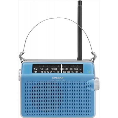 Rádio (Azul – Analógico – FM/AM – Bateria) SANGEAN | ByteNova