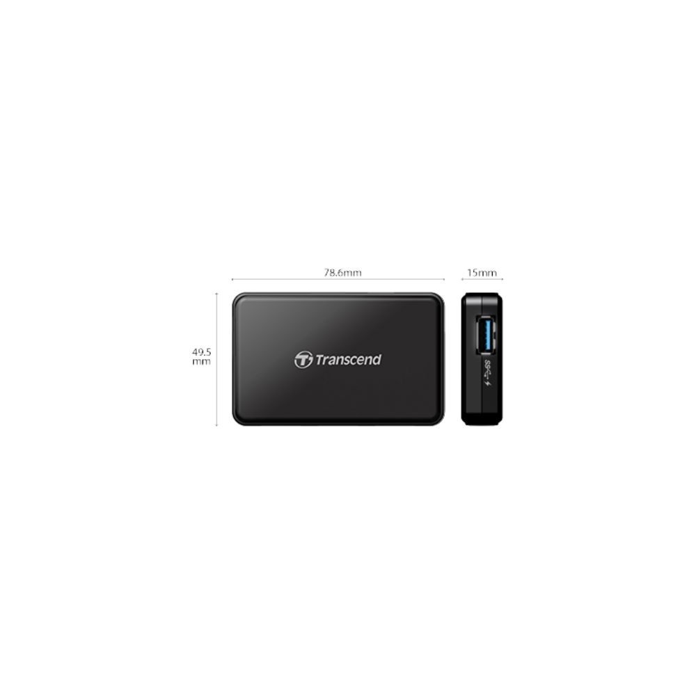 Hub USB Transcend 3 Portas USB 3.0 | ByteNova