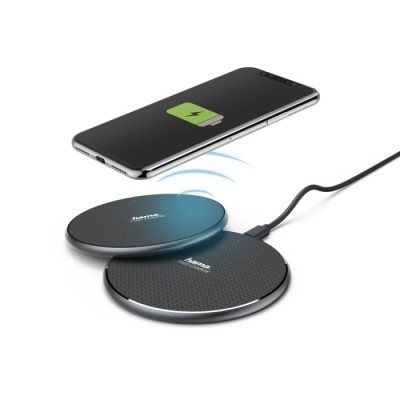 Carregador sem Fios Qi-FC10 Wireless Twin-Set Hama | ByteNova