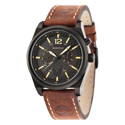Relógio Timberland Zegarownia Para Homem Em Preto/Couro | ByteNova
