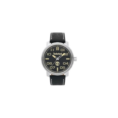 Relógio Timberland Wellesley Para Homem Em Preto/Couro | ByteNova