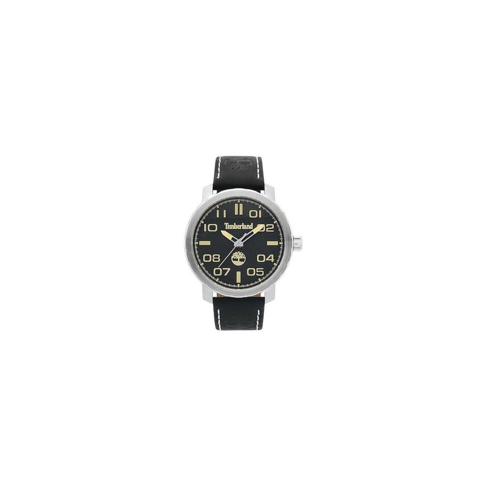 Relógio Timberland Wellesley Para Homem Em Preto/Couro | ByteNova