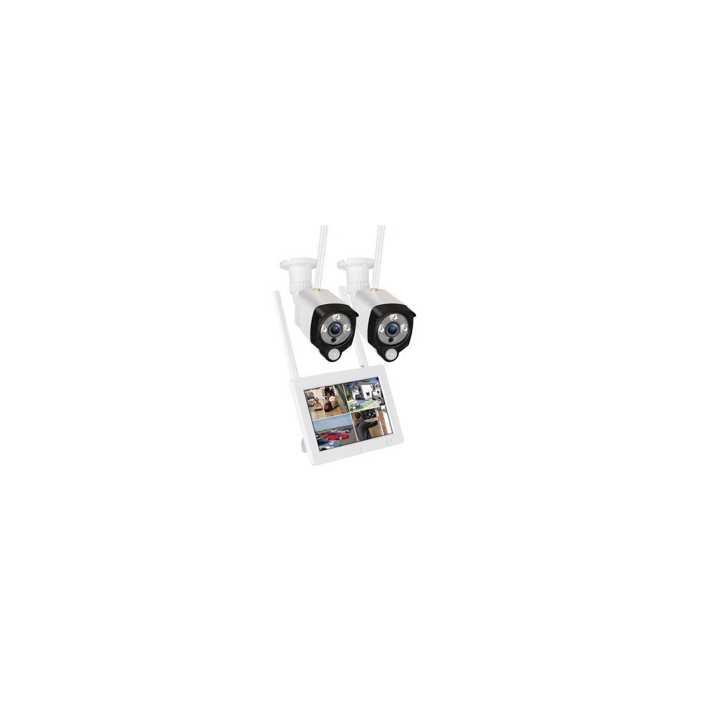 Kit Vigilancia Wireless 4CH 7″ LCD Touch 2*C2019AN3M Cam | ByteNova