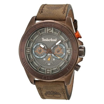 Relógio Timberland Upton Para Homem Em Castanho/Couro | ByteNova
