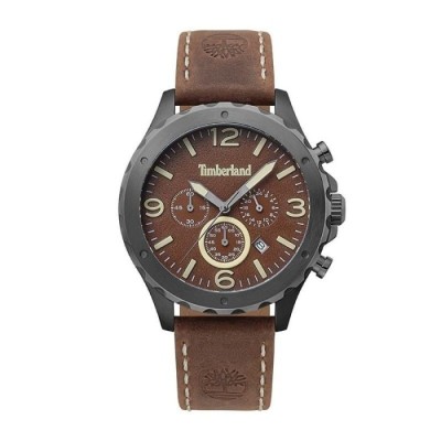 Relógio Timberland Warner Para Homem Em Castanho/Couro | ByteNova