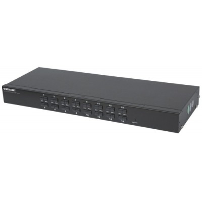 Kvm 16 Pt USB/PS2 Intell Rack Cabo Disp | ByteNova