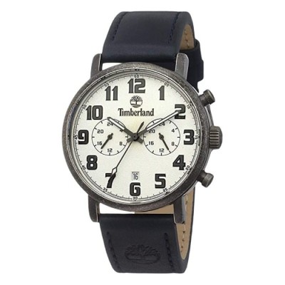 Relógio Timberland Richdale Para Homem Em Branco/Couro | ByteNova