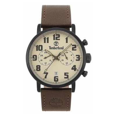 Relógio Timberland Richdale Para Homem Em Bege/Couro | ByteNova