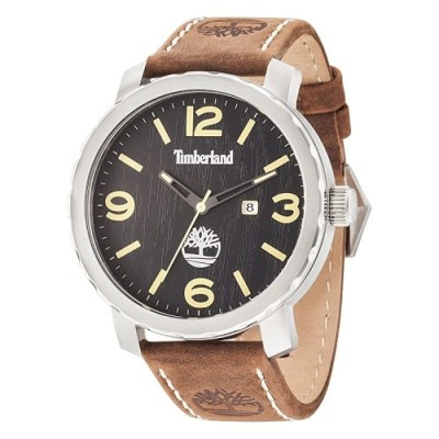 Relógio Timberland Pinkerton Para Homem Em Preto/Couro | ByteNova