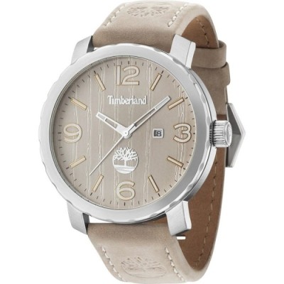 Relógio Timberland Pinkerton Para Homem Em Bege/Couro | ByteNova