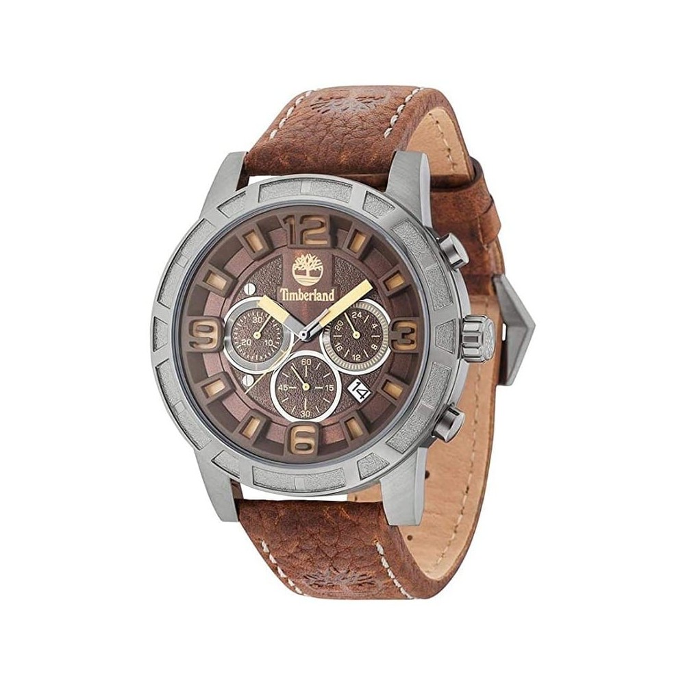 Relógio Timberland Maynard Para Homem Em Castanho/Couro | ByteNova