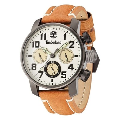 Relógio Timberland Mascoma Para Homem Em Branco/Couro | ByteNova