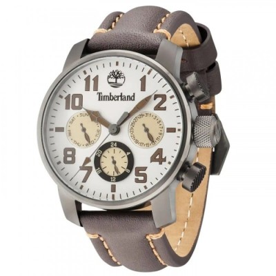 Relógio Timberland Mascoma Para Homem Em Branco/Couro | ByteNova