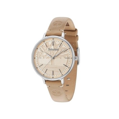 Relógio Timberland Falmouth Para Homem Em Bege/Couro | ByteNova