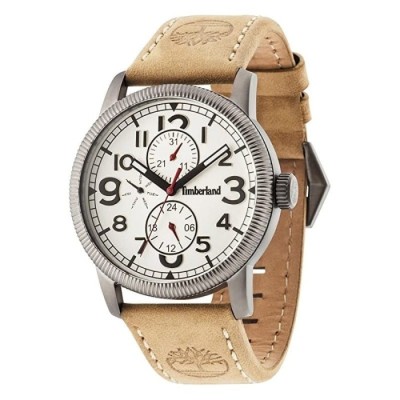 Relógio Timberland Erving Para Homem Em Branco/Couro | ByteNova