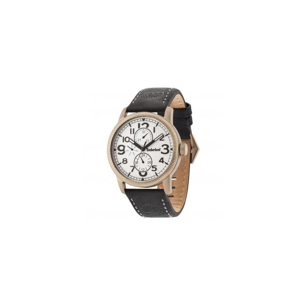 Relógio Timberland Erving Para Homem Em Branca/Couro | ByteNova