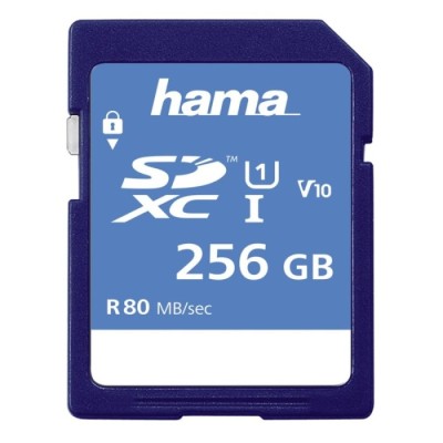 Memória Mmdia Sdhc 256GB C10 Uhs-I 80MB/s Hama | ByteNova