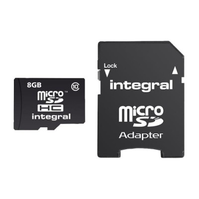 Cartão De Memória Micro SDHC 08GB + Adaptador SD Class 10 | ByteNova