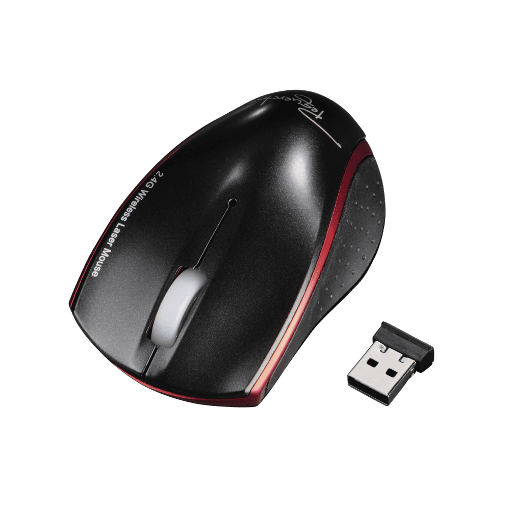 Rato Pequeno Laser USB Sem Fio Encarnado HAMA | ByteNova