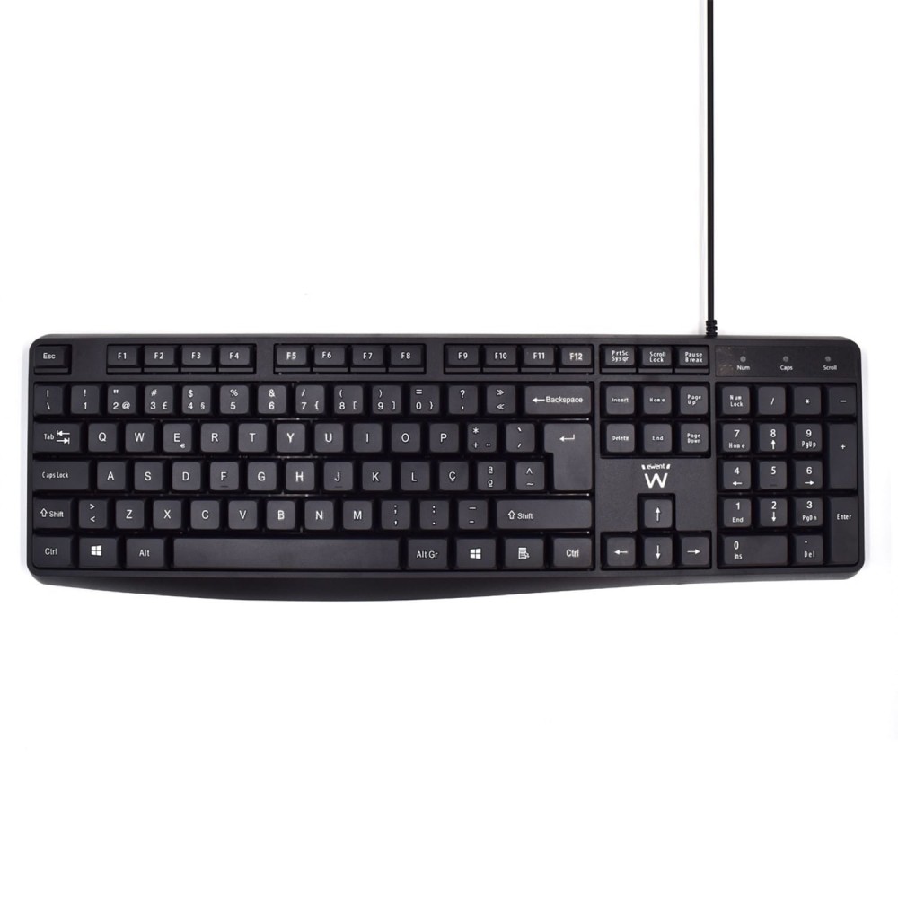Teclado Silent USB Black Com Fio | ByteNova