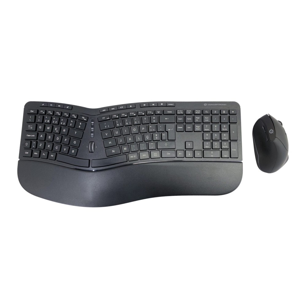 Teclado E Rato Ergonómico Wireless CONCEPTRONIC | ByteNova