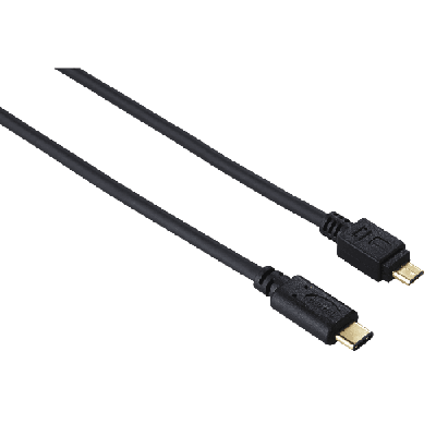 Cabo USB-C Micro/2.0 A 0,75m HAMA | ByteNova