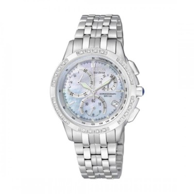 Relógio Citizen Eco-Drive Para Mulher Em Prata Brilhantes | ByteNova