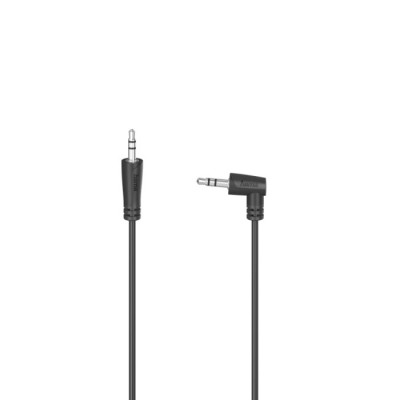 Cabo de Áudio Plug Jack 3,5mm 90° Estéreo 0,5m HAMA | ByteNova