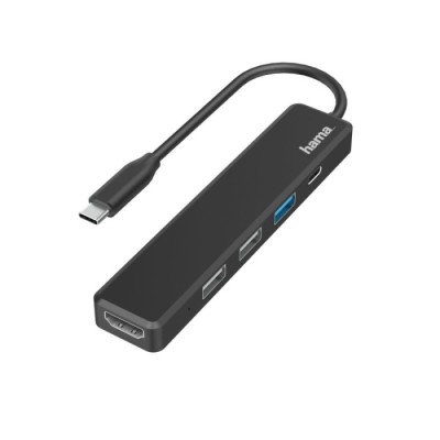 Cabo Adaptador USB-C Multiport, HDMI, 5 Ports Hama | ByteNova