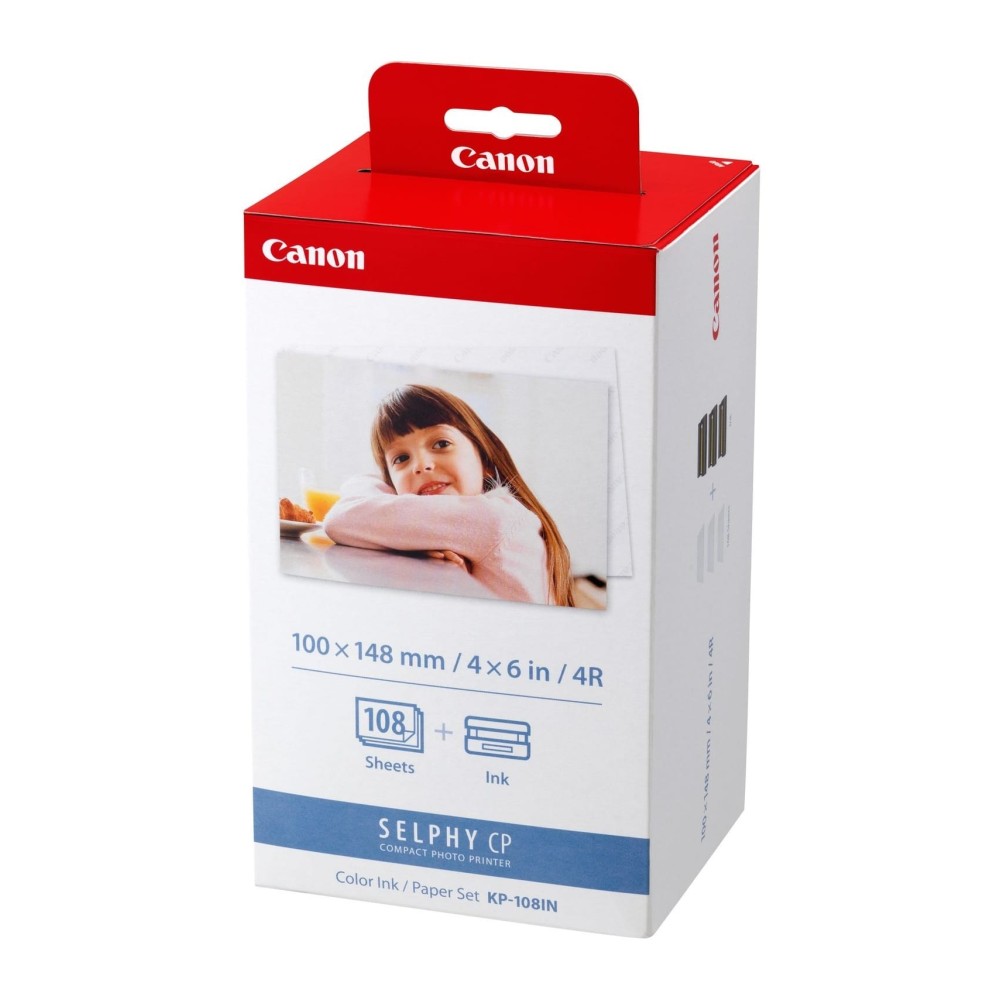 Tinteiro cores + 108 folhas de papel fotográfico 148 X | ByteNova