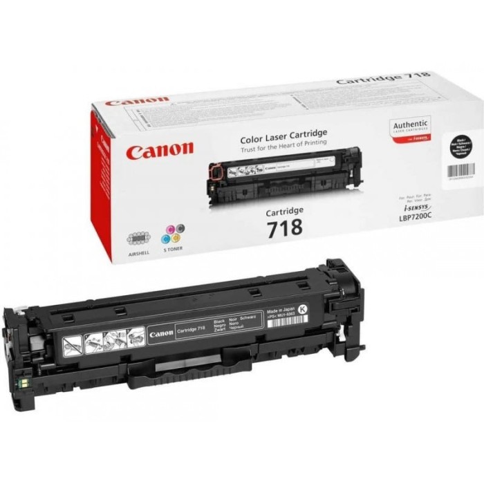 Toner Cartridge 718 Preto | ByteNova