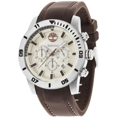 Relógio Timberland Alden Para Homem Em Bege/Silicone | ByteNova