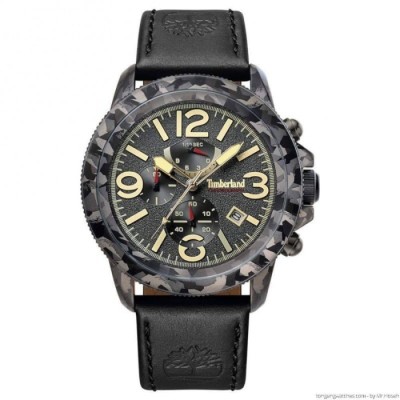 Relógio Timberland Ashbrook Para Homem Em Preto/Couro | ByteNova