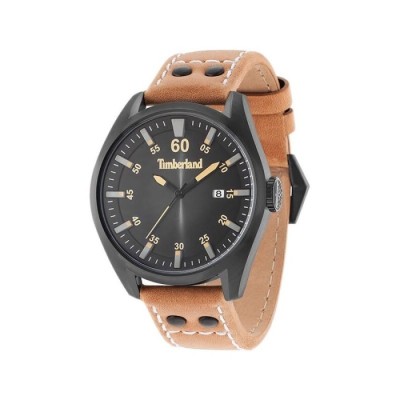 Relógio Timberland Bellingham Para Homem Em Preto/Couro | ByteNova