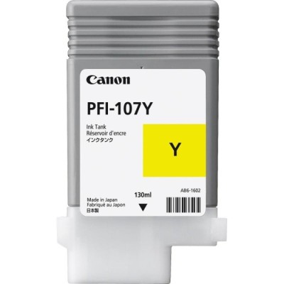 Tinteiro Pfi-107 Amarelo | ByteNova