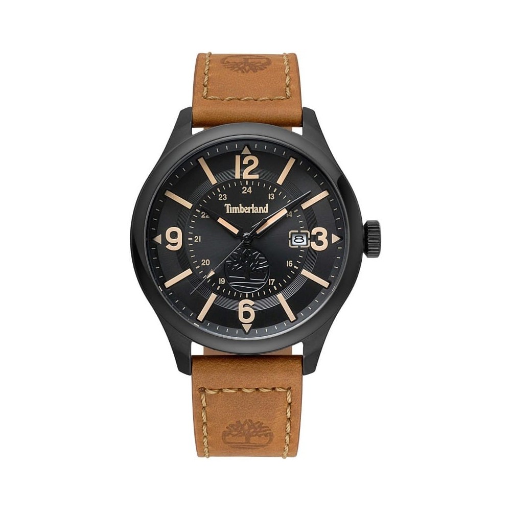 Relógio Timberland Blake Para Homem Em Preto/Couro | ByteNova