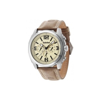 Relógio Timberland Brattleboro Para Homem Em Bege/Couro | ByteNova