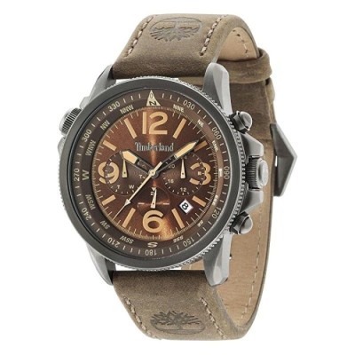 Relógio Timberland Campton Para Homem Em Castanho/Couro | ByteNova