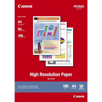 Papel de Alta Resolução Canon HR-101N A4 – 50 Folhas | ByteNova