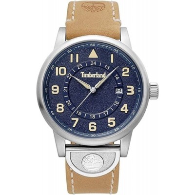 Relógio Timberland Cohasset Para Homem Em Azul/Couro | ByteNova