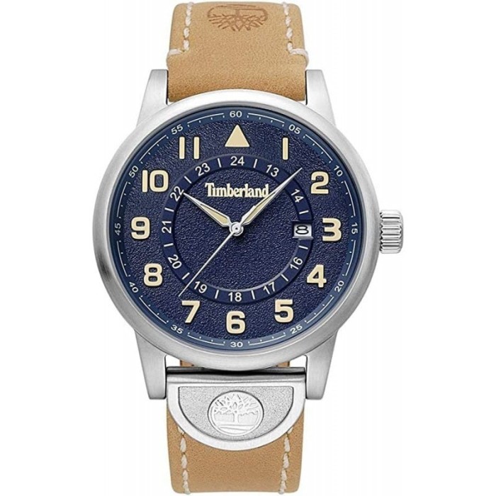 Relógio Timberland Cohasset Para Homem Em Azul/Couro | ByteNova