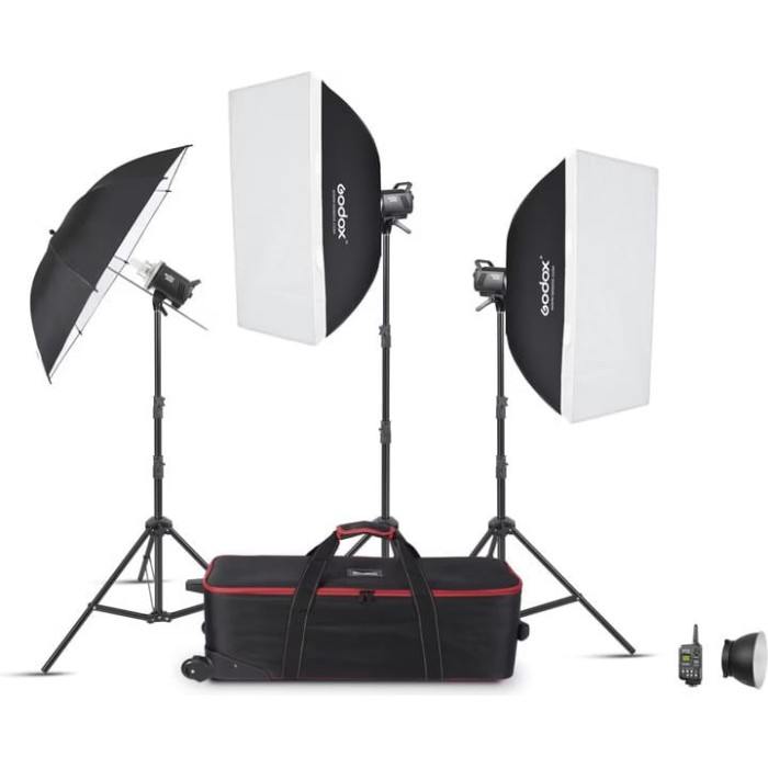 Godox Kit Flash MS300V-D (3xMS300) D243451 | ByteNova