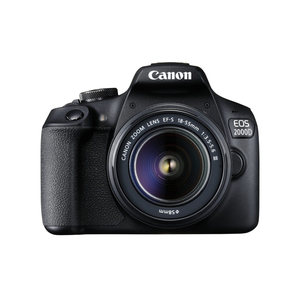 Máquina Fotográfica CANON EOS 2000D DSLR Câmera + Lente | ByteNova