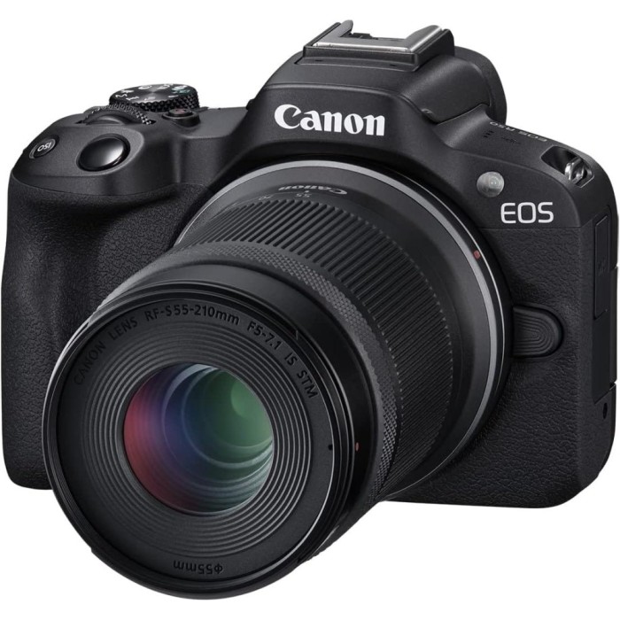 CANON EOS R50 Câmera, Black + RF-S 18-45mm F4.5-6.3 IS | ByteNova